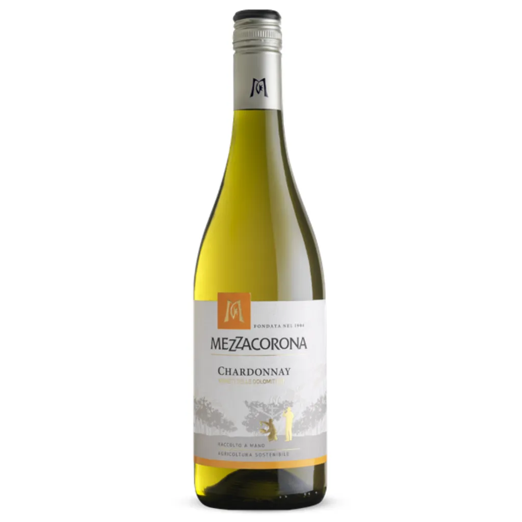 Mezzacorona Chardonnay 750ml | Crisp Alpine Italian White Wine