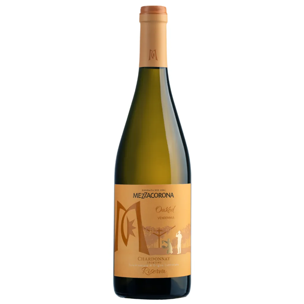 Mezzacorona Riserva Chardonnay Oaked 750ml | Rich Alpine Italian White Wine
