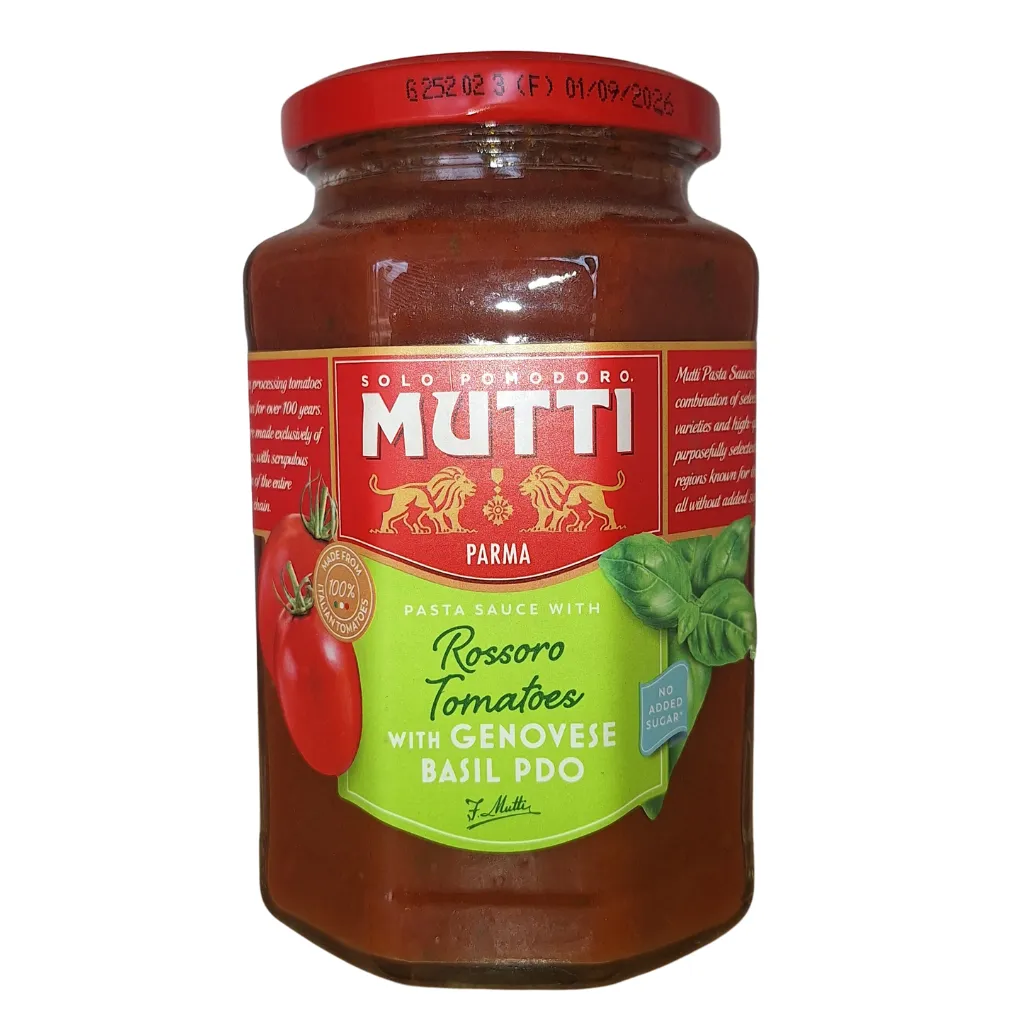 Mutti - Pasta Sauce Rosso with Genovese Basil - 400g