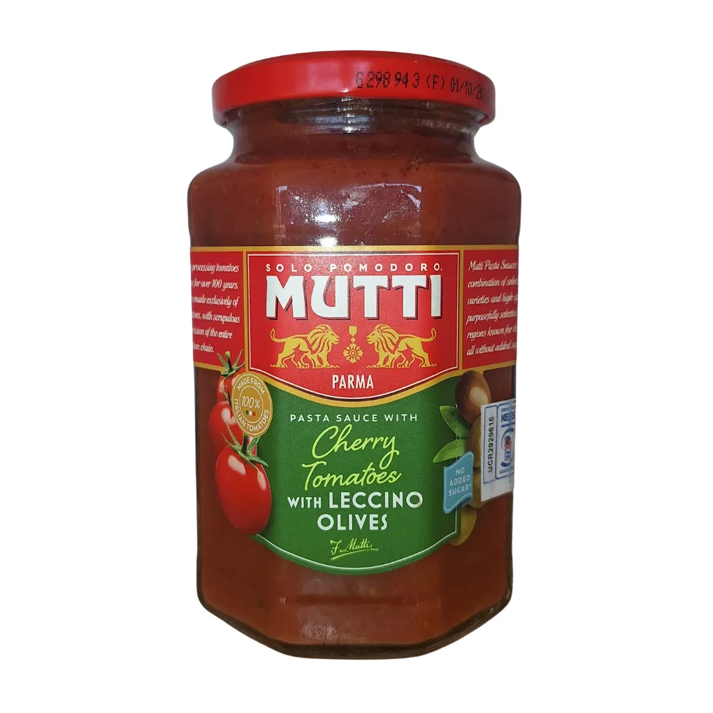 Mutti - Pasta Sauce with Cherry Tomatoes withLeccino Olives - 400g